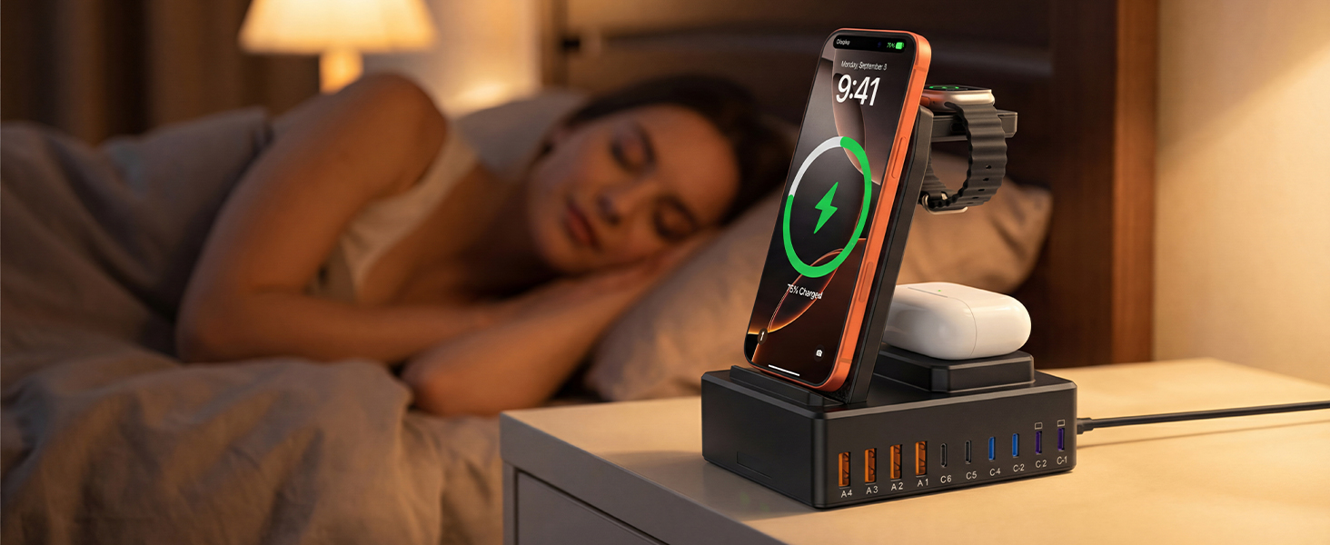 Apple charging station