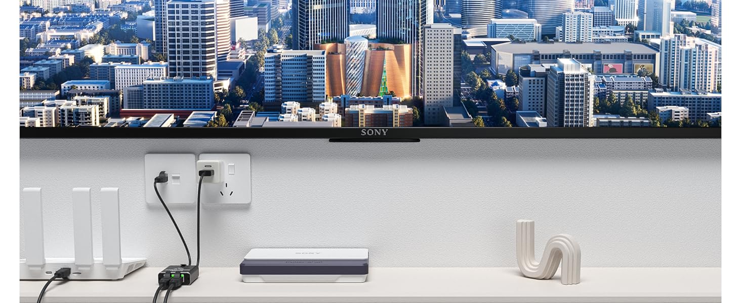 either network splitter 1 in 2 out for home use, connects routers and set-top boxes