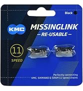 KMC CL555R-N Black 11-Speed Missing Link, Set of 2