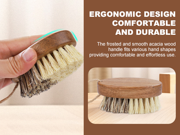 wooden vegetable brush