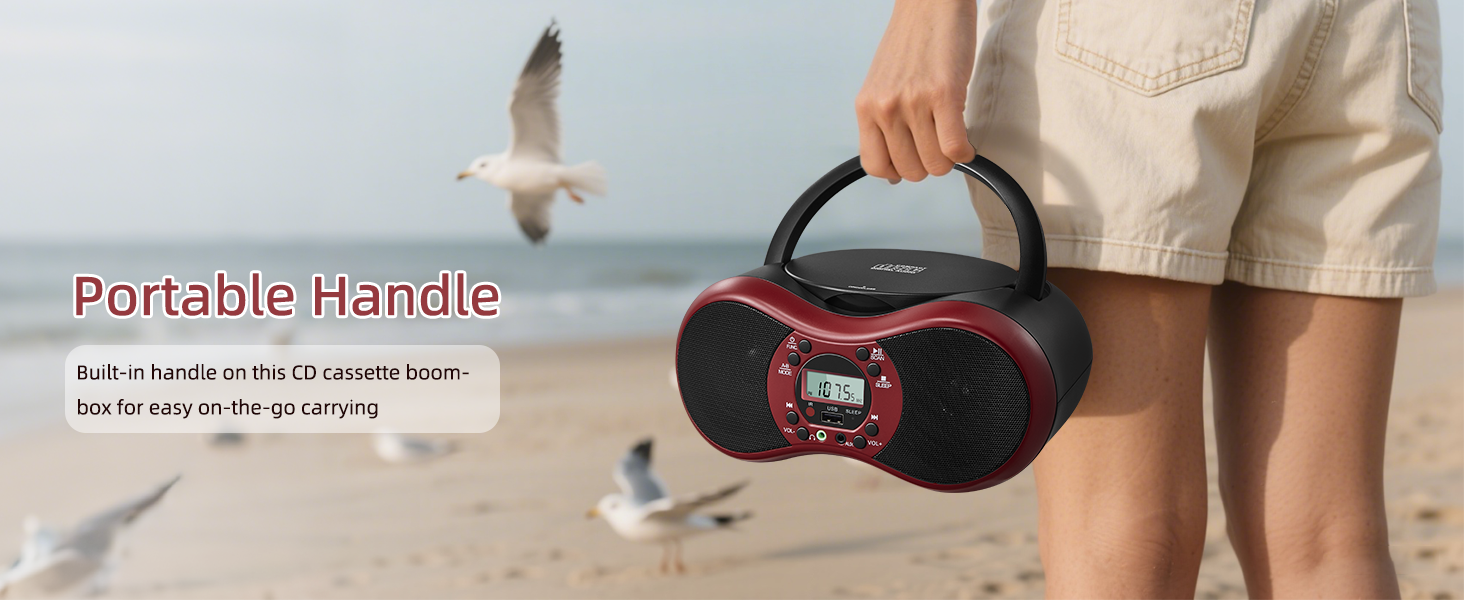 Portable CD Player Boombox