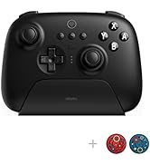 8Bitdo Ultimate Bluetooth Controller with Charging Dock, 2.4g Wireless Pro Gamepad with Back Butt...