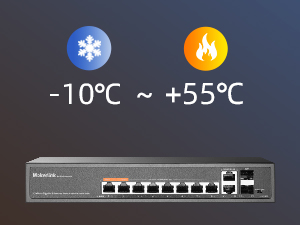 12-Port Gigabit PoE Switch