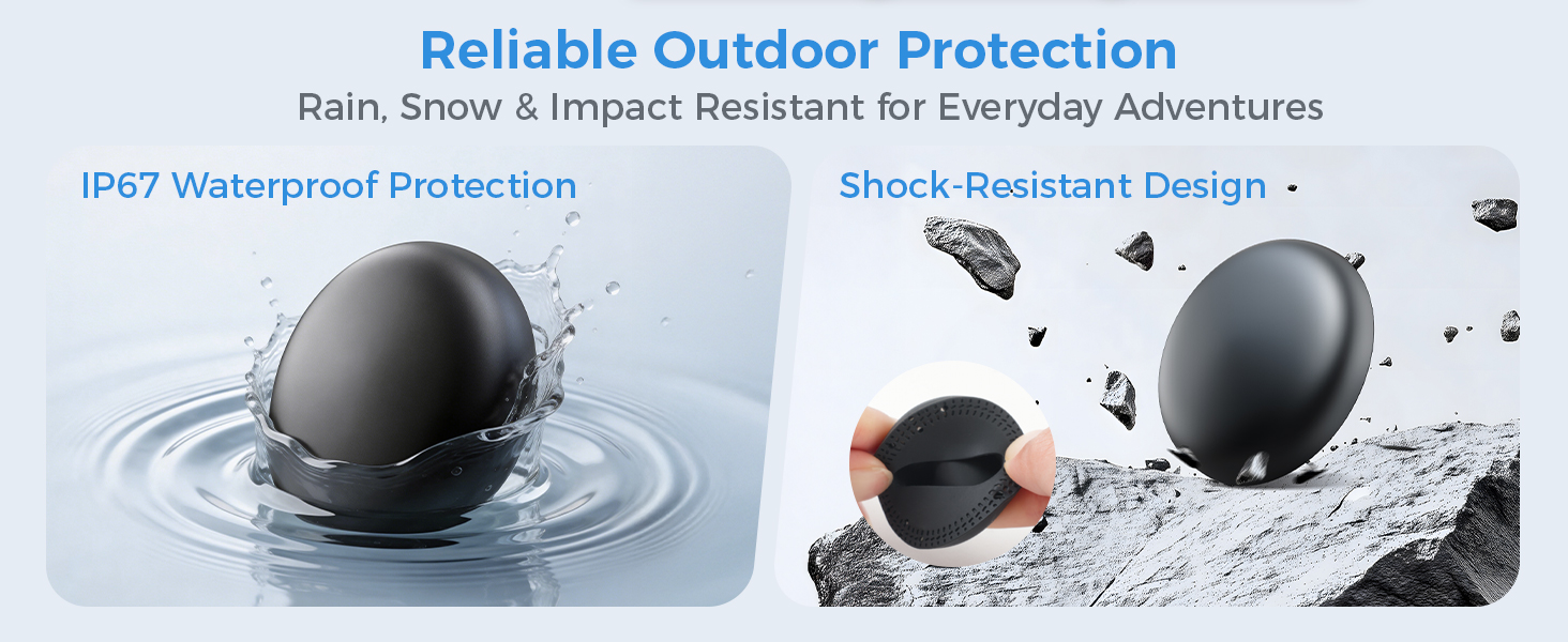 waterproof and shock-resistant