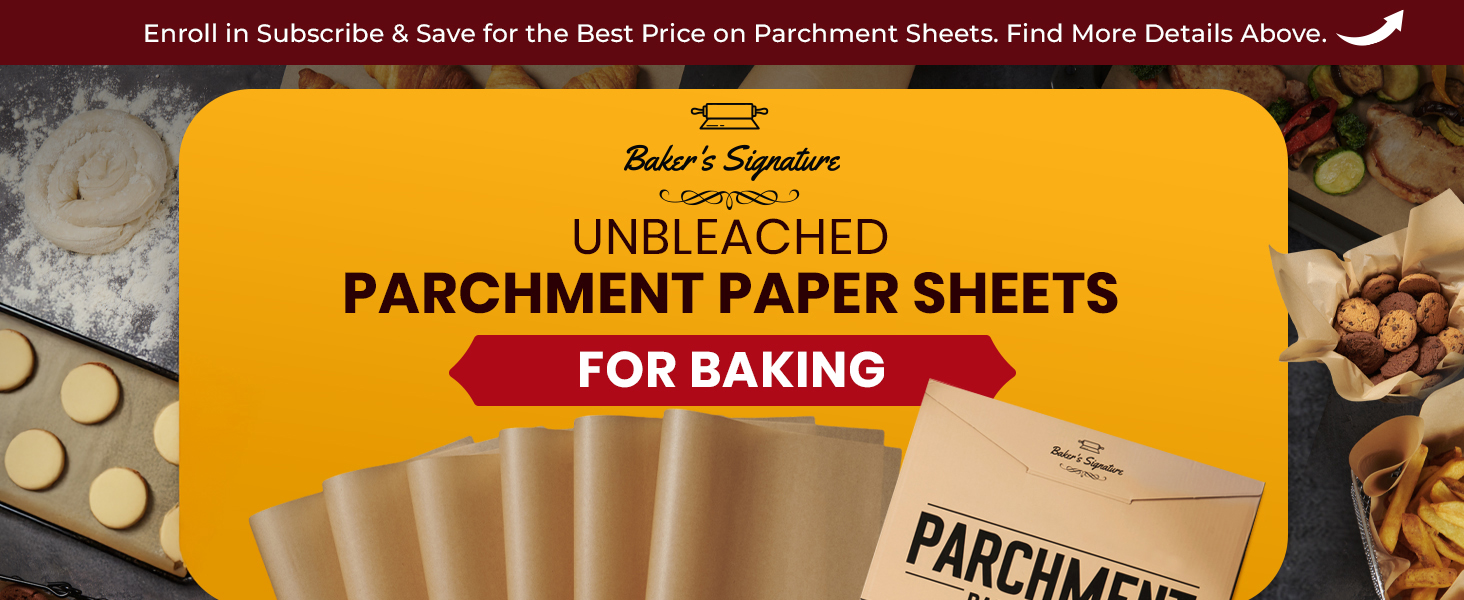 parchment paper sheets for baking