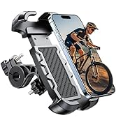 Viccux Motorcycle Phone Mount, Upgrade [Never Fall Off] [0 Shake] Bike Phone Mount, [3s Put &amp; Tak...