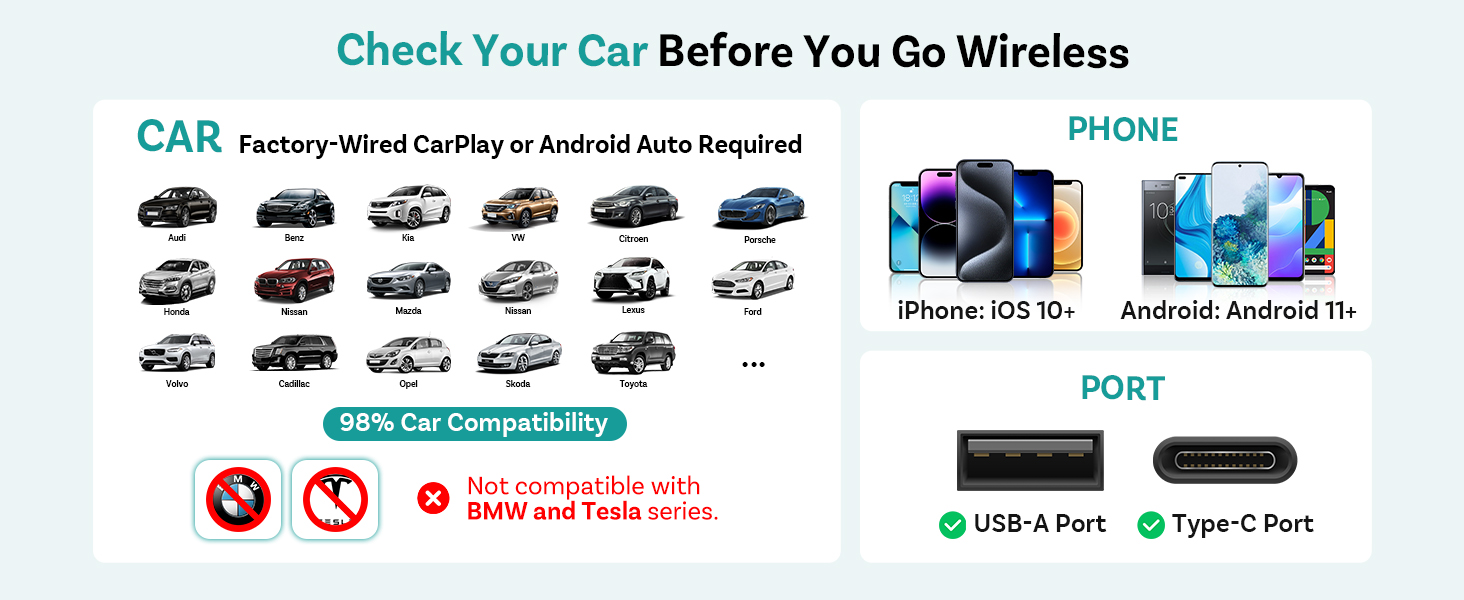 wireless apple carplay adapter