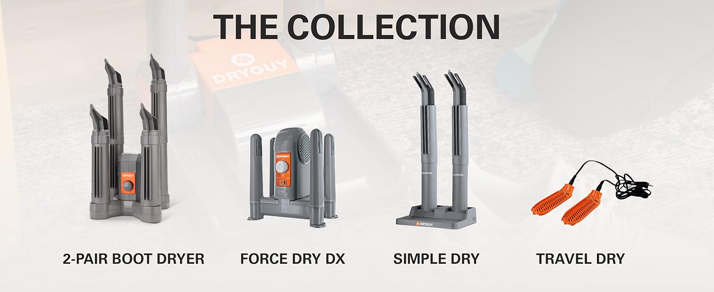 2 Pair Boot Dryer, Force Dry DX, Simple Dry, Travel Dry