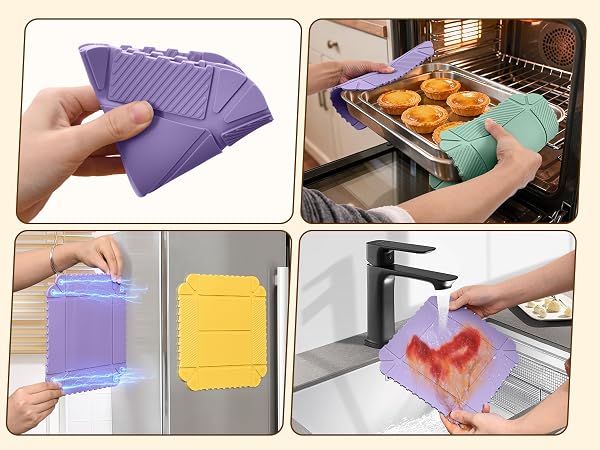 magnetic &amp; foldable &amp; heat resistant &amp; easy to clean