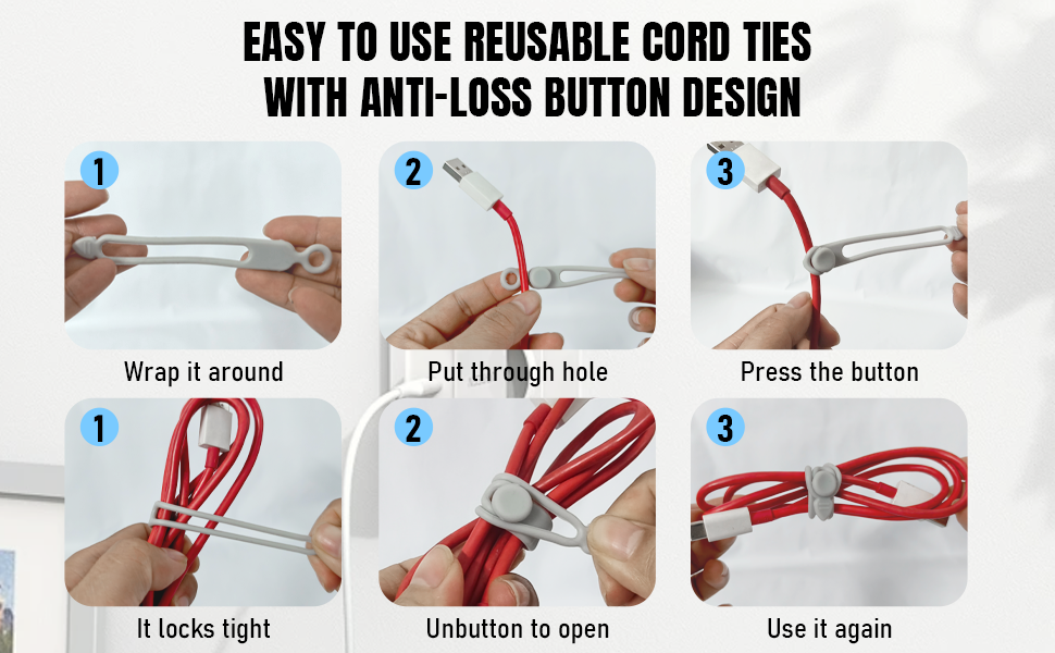 silicone cable ties