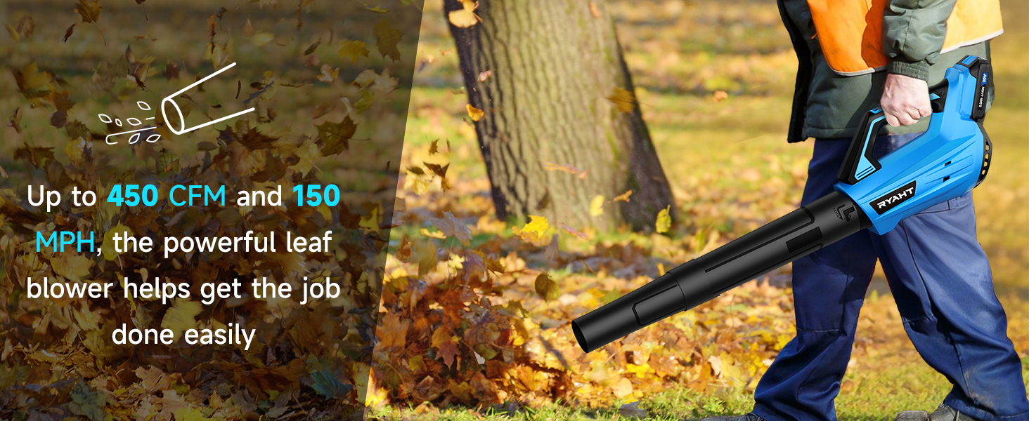 Leaf Blower with Battery and Charger