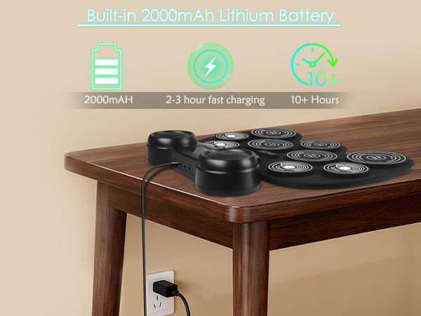 2000mAh large capacity