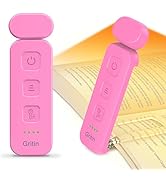 Gritin Reading Light, Rechargeable Book Light for Reading in Bed - Eye Caring 3 Color Temperature...