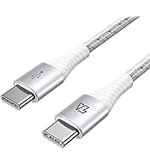Teleadapt USB C to Type C Cable (6.6ft 100W), 5A USB C to USB C Fast Charging Cable, USB 2.0 Type...