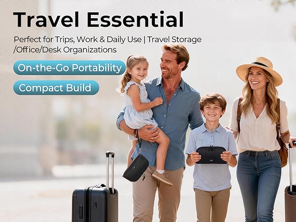 Travel Cable Organizer Pouch Electronic Accessories