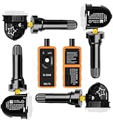 TPAIERR 5Pcs TPMS Sensor with Relearn Tool, 315Mhz OE 13598771 13598772 13586335 13581558 EL-5044...