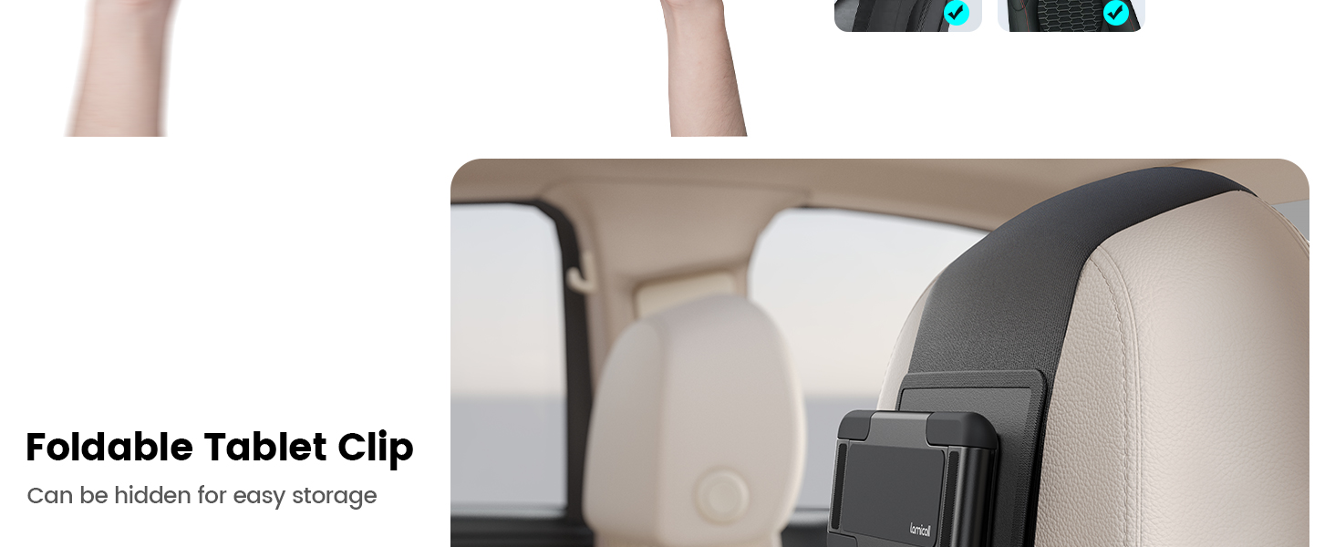 car headrest kindle mount