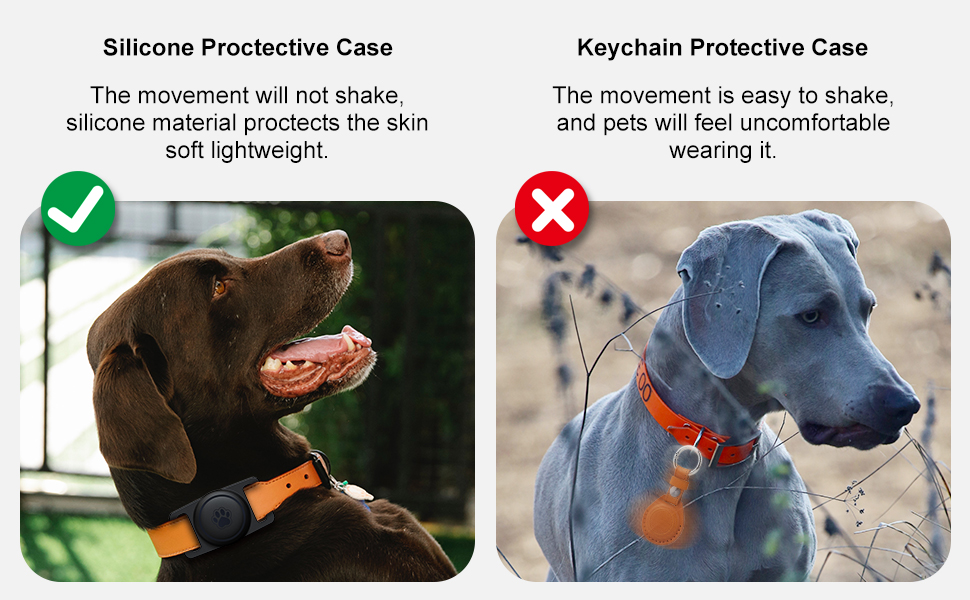 apple airtag holder for dog collar