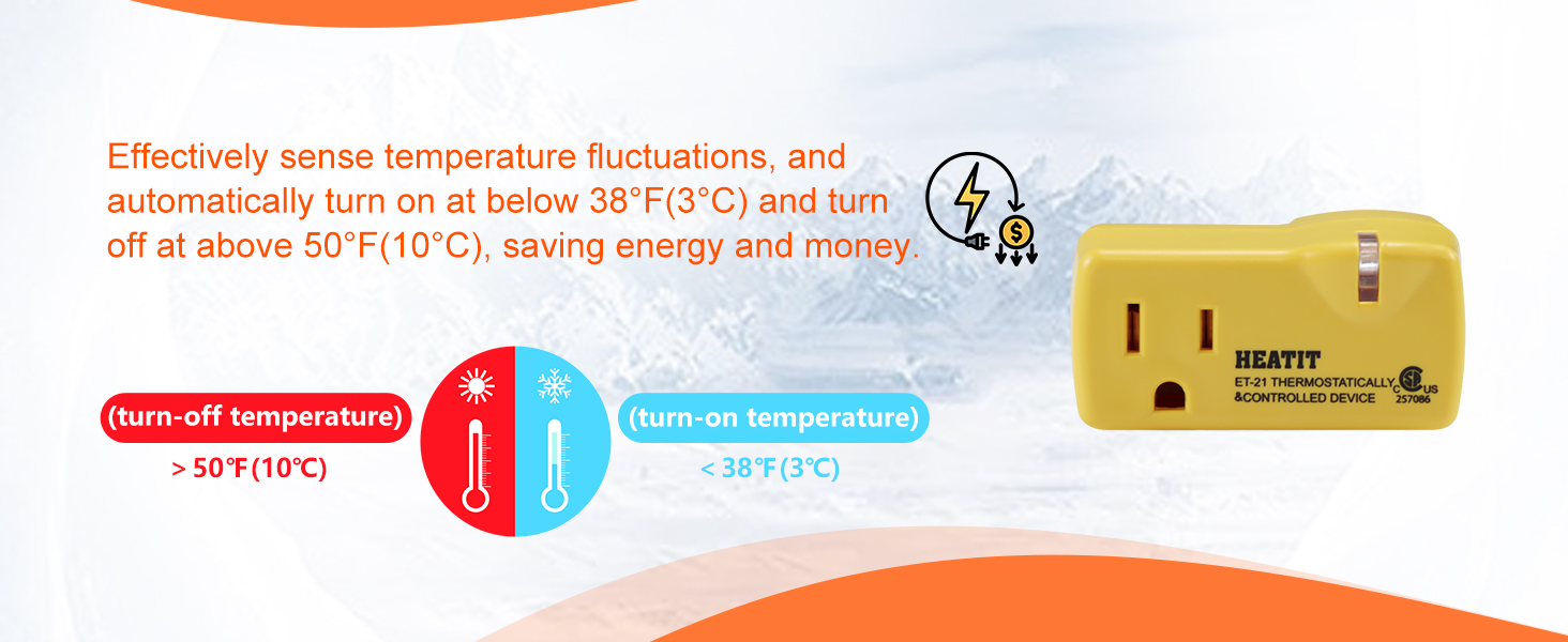 thermostat plug outlet