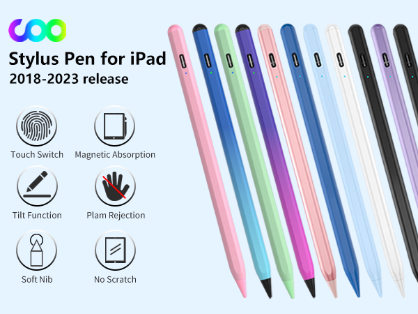 Stylus Pen for iPad Active Pencil for Apple iPad 10th 9th 8th 7th 6th Gen iPad pen apple pencil