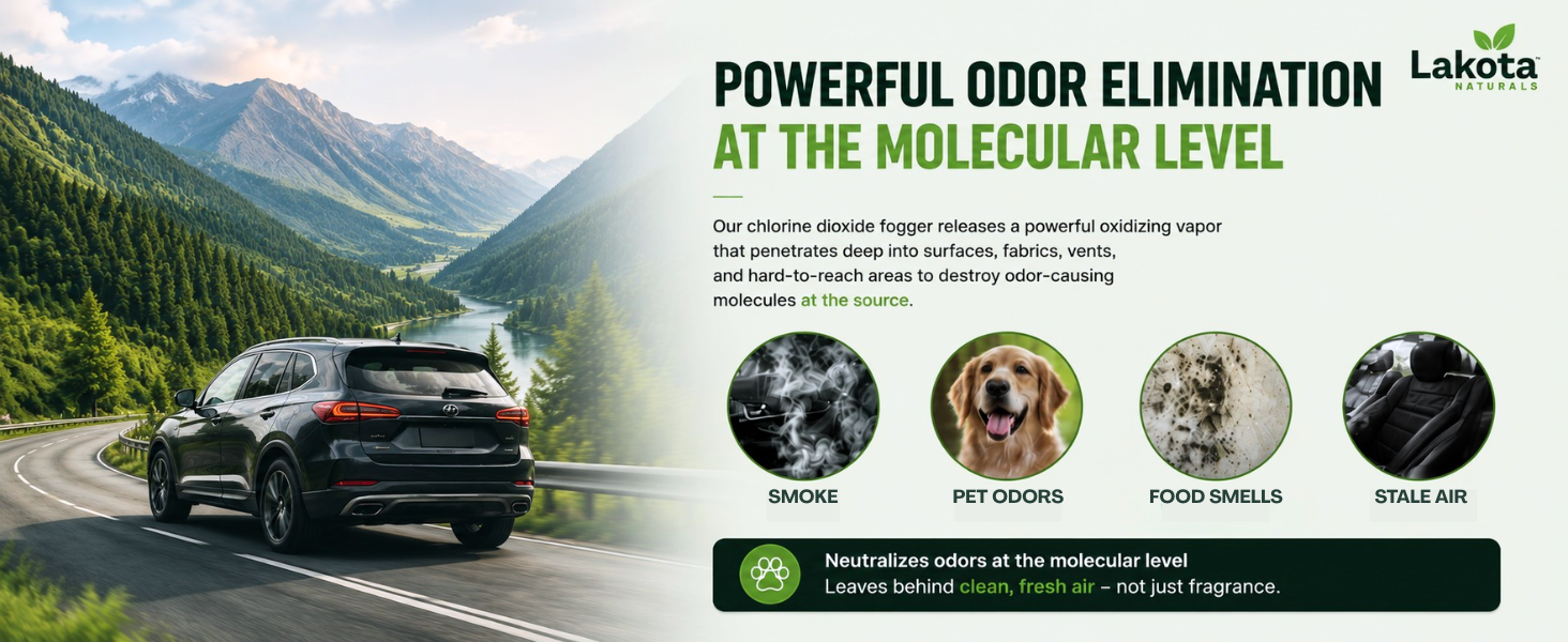 Powerful odor elimination