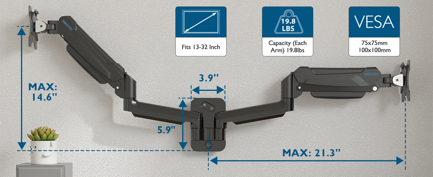 Monitor Wall Mount Bracket