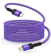 iPhone 17 Pro Max 240W USB C to USB C Cable, 10FT Fast Charging Type C Charger Cord Nylon Woven U...