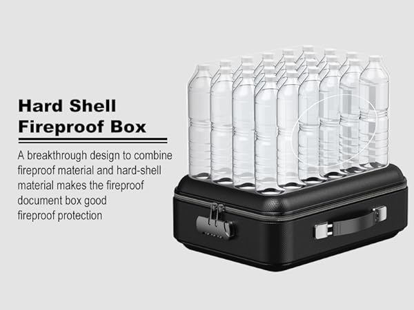 fireproof hard document box