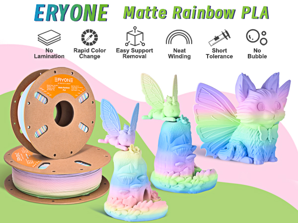Matte Rainbow PLA