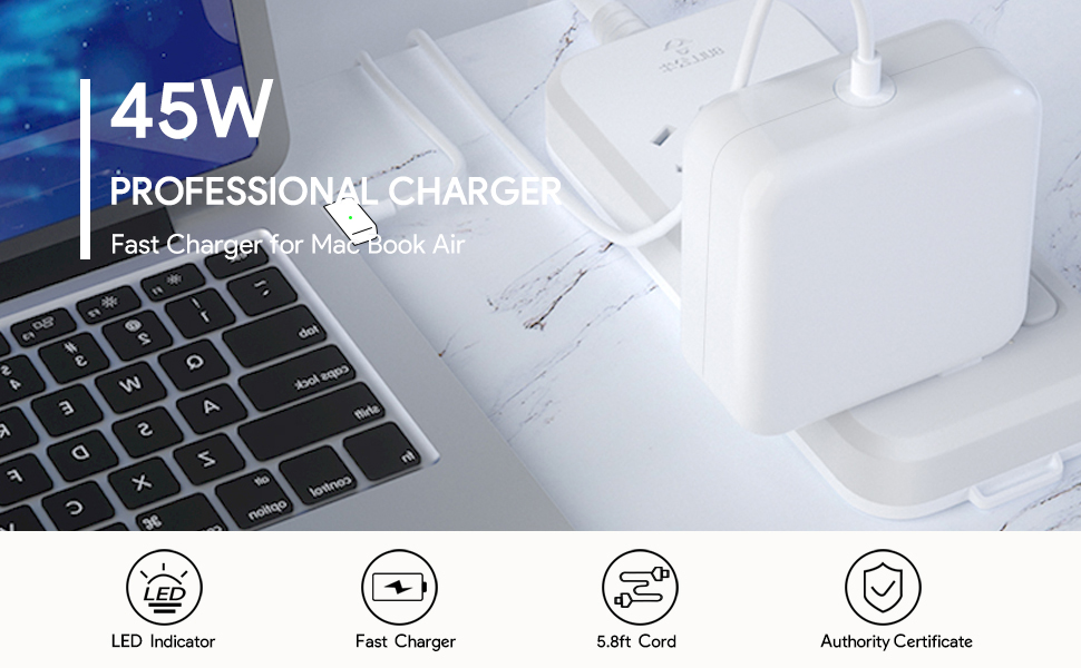  45W mac book charger