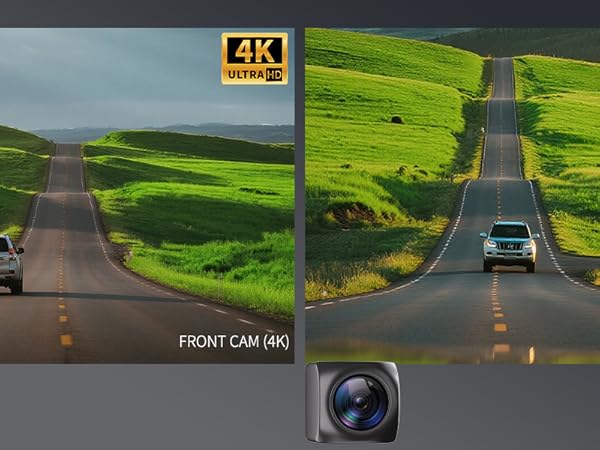 ADAS Dash Cam Front and Rear