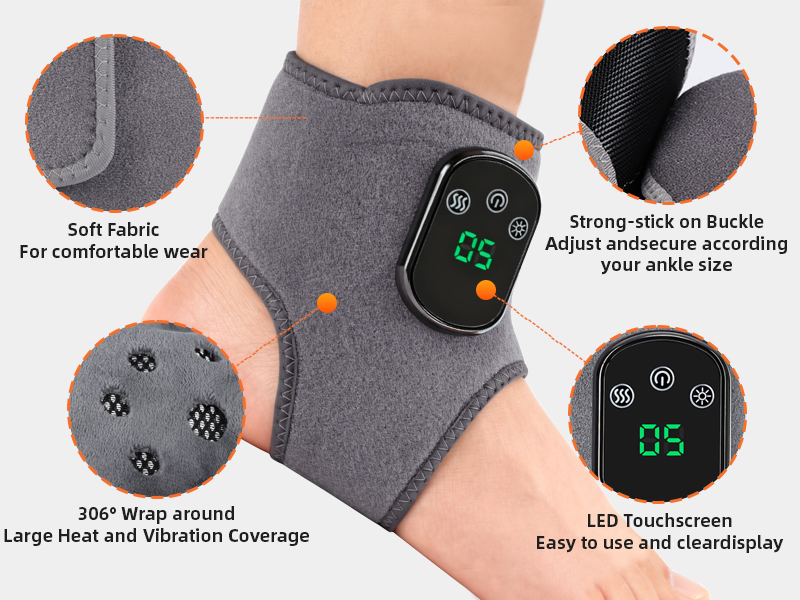 Foot and Ankle Massager with Heat