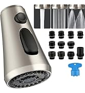 Pull Down Kitchen Faucet Head Replacement - Chiataoma 3 Function Pull Down Spray Head, Sink Fauce...