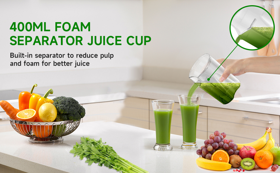 400ML FOAM SEPARATOR JUICE CUP