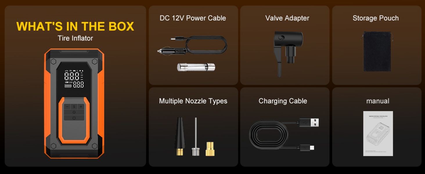 VVOLT PUMPUM Tire Inflator