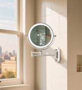 Mounted Magnifying Mirror
