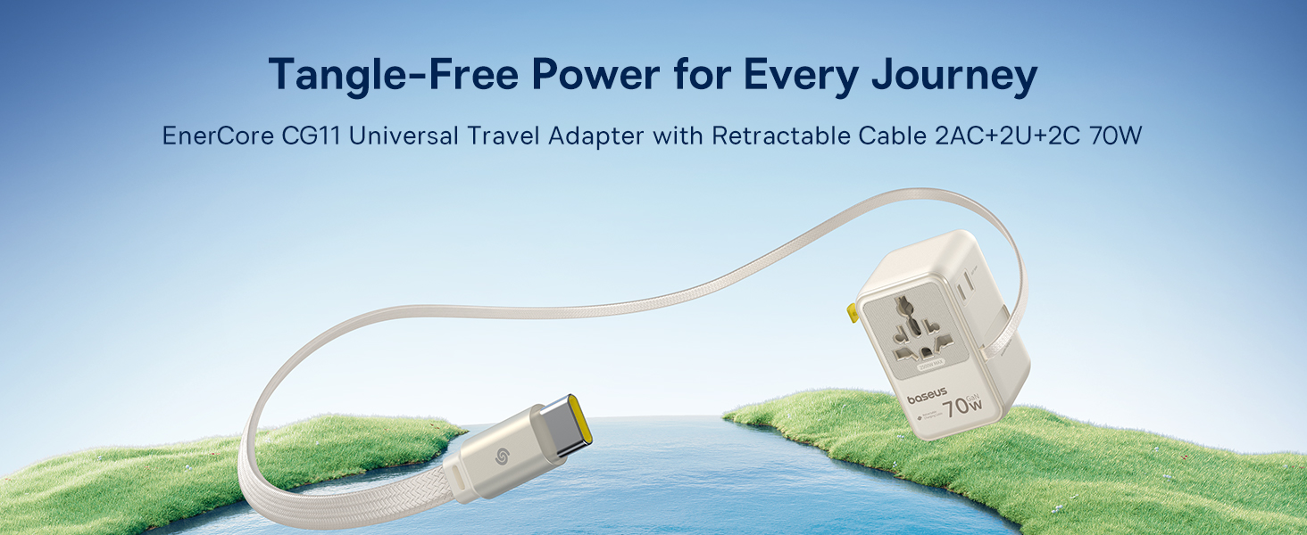 EnerCore CG11 Universal Travel Adapter 70W