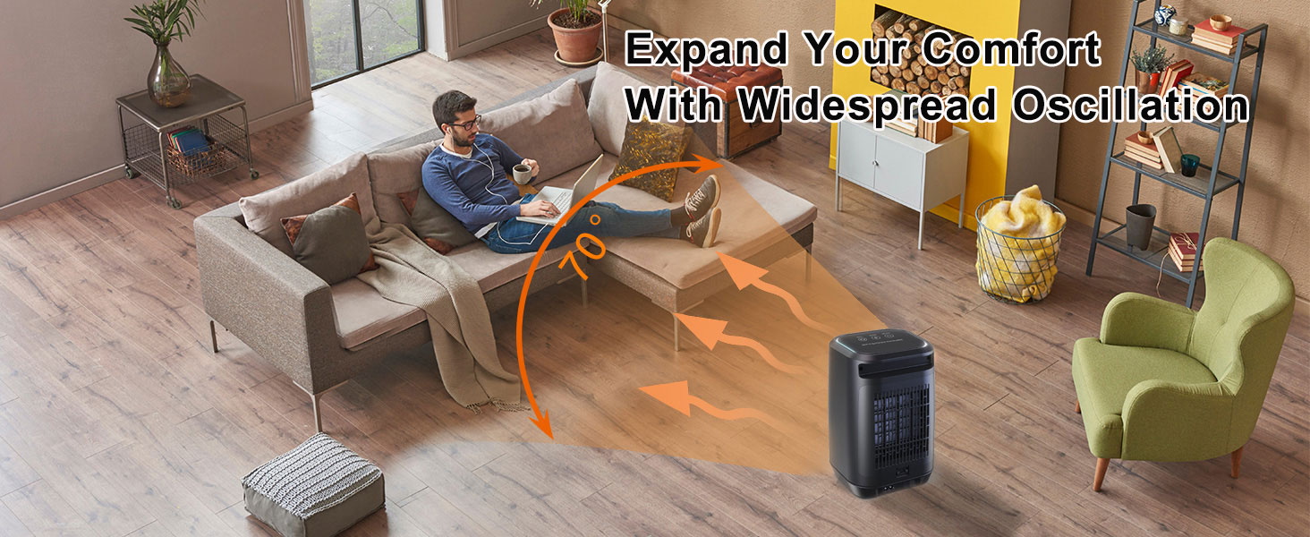 1500W Portable Electric Heaters