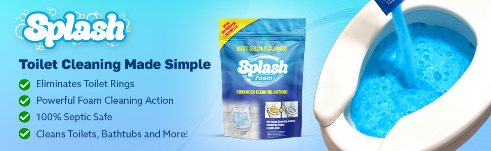 Splash Foam Toilet Bowl Cleaner