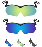 DEECOZY Outdoor Polarized Sunglasses, Clip Cap Sports Sunglasses,UV400 Sunglasses for Mens Womens...