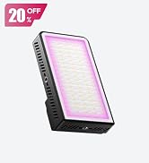 ULANZI 40W Portable RGB Video Light, 5000mAh Rechargeable LED Camera Light, 20 Scene Modes, 2700-...