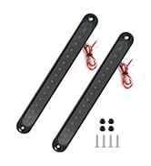 Smoke Lens Red 15 LED Trailer Brake Tail Light