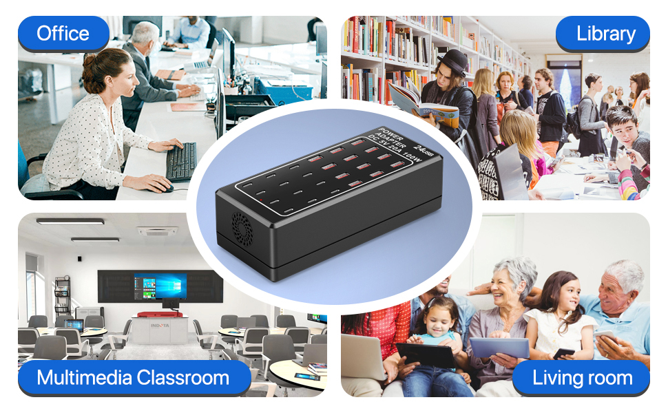 Charging Station USB 24 Port