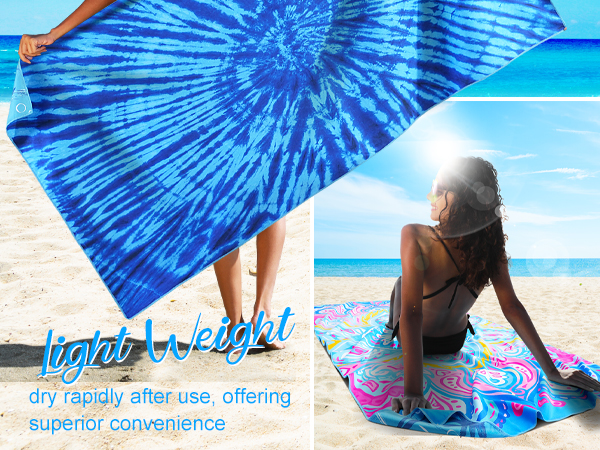 sand free beach towel