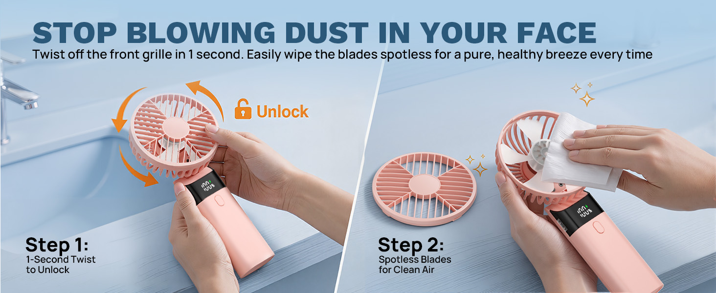 Handheld Fan Rechargeable
