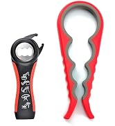 GZLT Jar Opener for Seniors with Arthritis,Jar Opener for Weak Hands,5-in-1 Bottle Opener,4-in-1 ...
