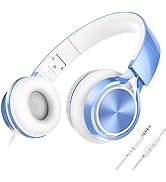 AILIHEN MS300 Kids Headphones Boy with Microphone for School Chromebook Laptop Computer Smartphon...