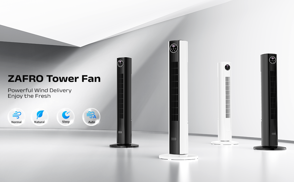 tower fan for bedroom, living room, office