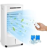 ARLIME Evaporative Air Cooler, Portable Air Conditioner & Humidifier, AC Fan w/ 3 Modes 3 Speeds ...