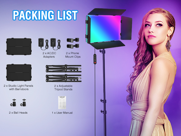 lighting for video recording